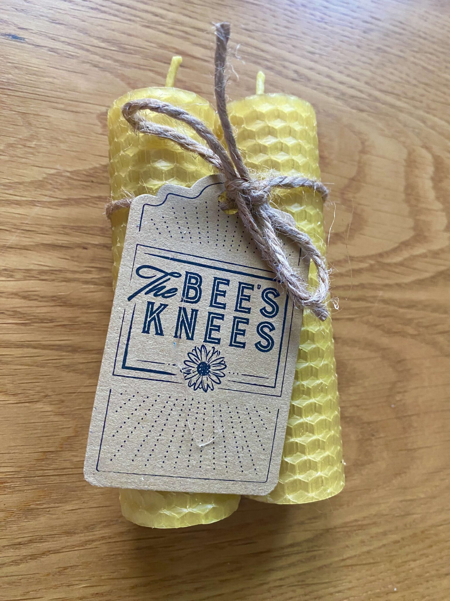Hand Rolled 100 Beeswax Candles The Bees Knees Honey