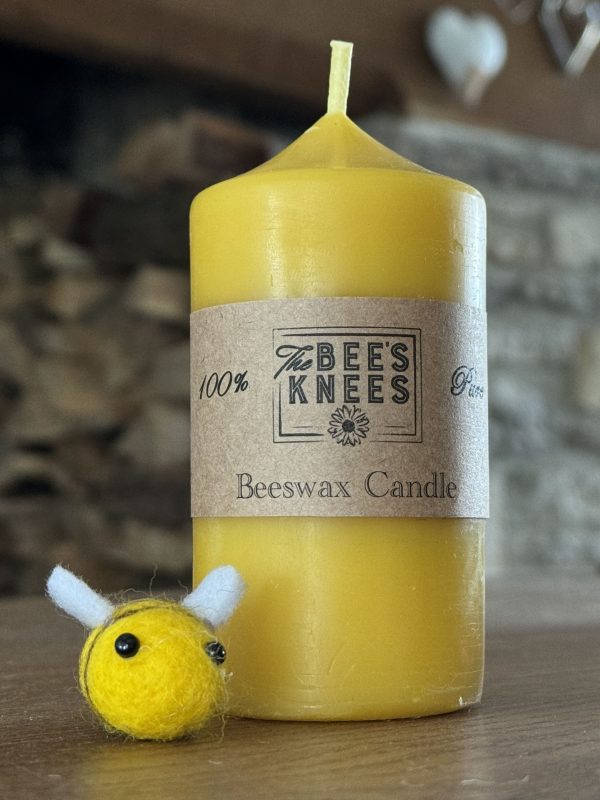 Pure Beeswax Pillar Candle